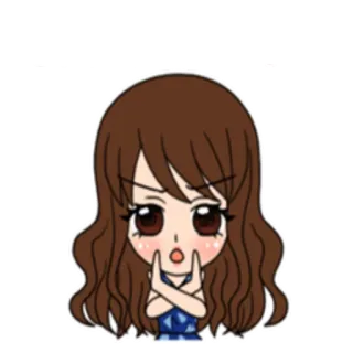 ❌ bc2ad4cf การ์ตูน, ผู้หญิง, อนิเมะ, ผู้หญิง, กอดอก, น่ารัก, สติกเกอร์ telegram sticker