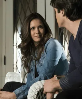 🥀 5516d011 Elena Gilbert The Vampire Diaries serie tv, vampiro, romance, soprannaturale telegram sticker