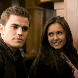 🥀 fdd720cb Elena Gilbert, Stefan Salvatore The Vampire Diaries Vampiri, Teen drama, Soprannaturale, Romance telegram sticker