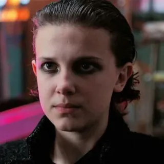 💟 c3714755 Eleven Stranger Things Eleven, Stranger Things, Netflix, Millie Bobby Brown, Personaje, Televisión, Serie telegram sticker