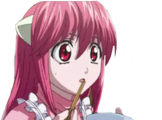 😦 42216857 애니메이션, 만화, 캐릭터, 여자, 빨간 머리 telegram sticker