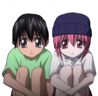 Elfen Lied # @Crow_Nk2 whatsapp stickers