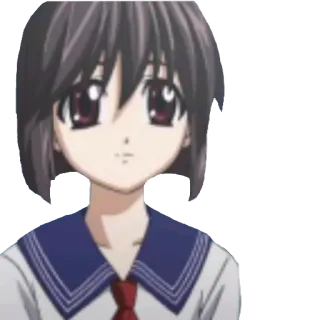 😶 c91160fb 애니메이션, 소녀, 교복 telegram sticker