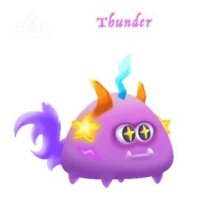 ⚡️ 17a2cbf1 Booala 可爱, 怪物, 紫色, 星星, 卡通, 迷人, 闪亮 telegram sticker