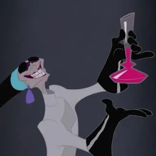 🍂 15ee2a5a Yzma The Emperor's New Groove การ์ตูน, ตัวร้าย, นักวิทยาศาสตร์, ยา, ดิสนีย์, อิซมา, ชั่วร้าย telegram sticker