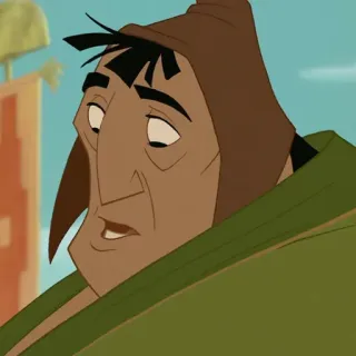 🍂 1b133017 Pacha The Emperor's New Groove ดิสนีย์, แอนิเมชั่น, ตัวละคร, การ์ตูน telegram sticker