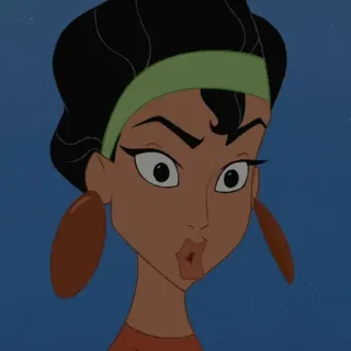 🍂 3158a7d3 Yzma The Emperor's New Groove อิซมา, จักรพรรดิเทพเจ้าบัลลังก์หลุด, ดิสนีย์, การ์ตูน, ตัวร้าย, ตลก, ตัวละคร telegram sticker