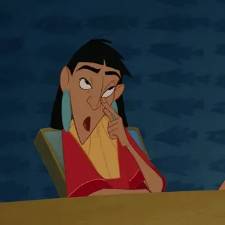 🍂 56bb5005 Kuzco The Emperor's New Groove ดิสนีย์, แอนิเมชั่น, การ์ตูน, คุซโก้, จักรพรรดิกลายพันธุ์ อัศจรรย์พันธุ์ต๊อง telegram sticker