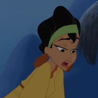 🍂 95ff19ba Yami การ์ตูน, สีหน้า, ดิสนีย์, เจ้าหญิง, ยามิ, ตกใจ telegram sticker