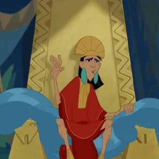 🍂 9a454f28 Kuzco The Emperor's New Groove ภาพเคลื่อนไหว, ดิสนีย์, จักรพรรดิ, คูซโก telegram sticker