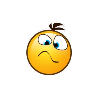 😶 fc55c43f 表情符号, 表情, 表达, 脸, 黄色 telegram sticker