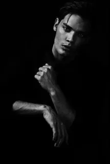 ➖ af0f4a65 man, portret, zwart-wit, mannelijk, serieus, contemplatief whatsapp sticker