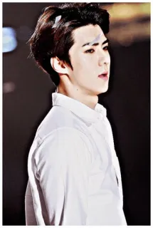 🐚 6737bded Sehun exo, kpop, singer, portrait, male, celebrity whatsapp sticker