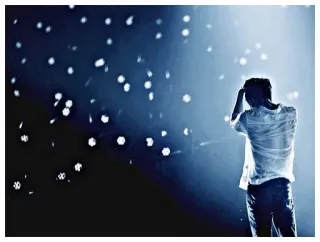 🐚 8ef47eb9 person, silhouette, stage, performance, spotlight whatsapp sticker