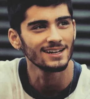 😇 f50f5f6e Zayn Malik pessoa, cantor, celebridade, retrato, homem, bonito, Zayn Malik telegram sticker