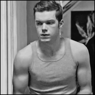 ™️ db1841c5 man, hemd, portret, zwart wit, mannelijk, persoon telegram sticker