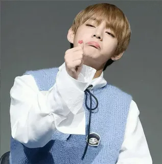🖤 0dcdd88b Kim Taehyung K-pop, певец, BTS, айдол, V, Тэхён, корейский whatsapp sticker
