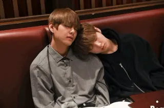 👨‍❤️‍👨 9c40e2d1 schlafen, ausruhen, entspannen, freundschaft, trost, zuneigung telegram sticker