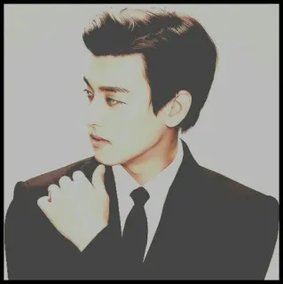 🃏 a9f7eb46 chân dung, đàn ông, áo vest, cà vạt, trang phục trang trọng telegram sticker