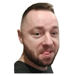 😜 5aabab51 man, face, portrait, person, expression telegram sticker