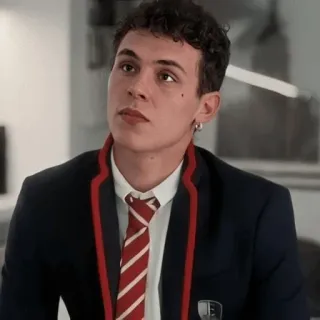 〰 4ac6bc51 Mann, Elite, Uniform, Krawatte, Schule telegram sticker