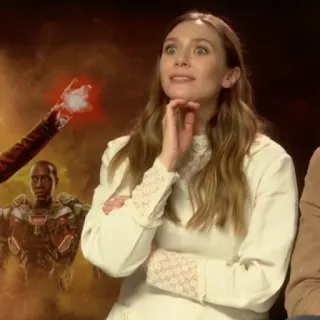 🌻 54dc1b3e Wanda Maximoff 旺达·马克西莫夫, 猩红女巫, 伊丽莎白·奥尔森, 漫威, 超级英雄 telegram sticker