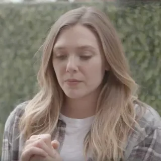 🌻 a75411d7 女人, 肖像, 女演员, 金发, 法兰绒, 休闲 telegram sticker