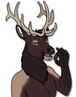 Elks telegram stickers