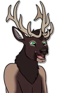 Elks telegram stickers