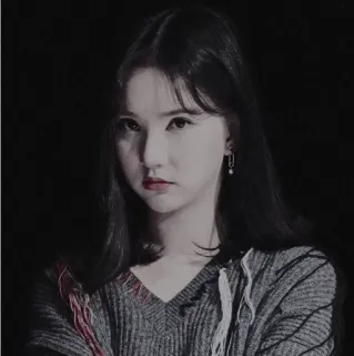 🌺 fa4e04af wanita, gadis, potret, orang, wajah, rambut whatsapp sticker