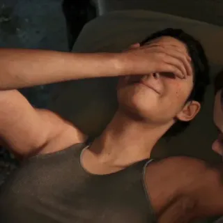 🪶 02b885a0 The Last of Us Part II gra wideo, abby i lev, the last of us 2, abby, lev telegram sticker