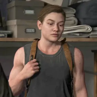 🪶 df89703f Abby The Last of Us Part II Gra wideo, Postać, Abby Anderson, The Last of Us telegram sticker