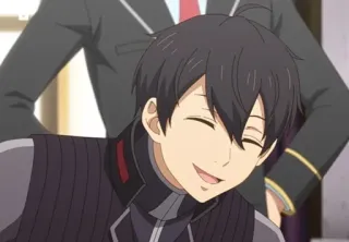 😁 59ea6e1c animé, sourire, dessin animé telegram sticker