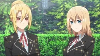 😁 81fd853f Anime, Écolières, Uniforme, Femme, Souriant telegram sticker