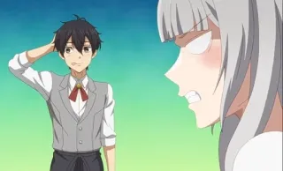 😁 9f2b6dba animé, contrarié, confus, couple telegram sticker