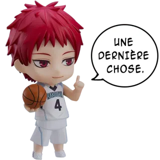 ☝ f701e552 UNE DERNIÈRE CHOSE. Animé, Basketball, Français, Dessin animé, Sports, Figurine telegram sticker