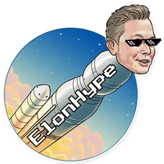 ElonHype telegram stickers