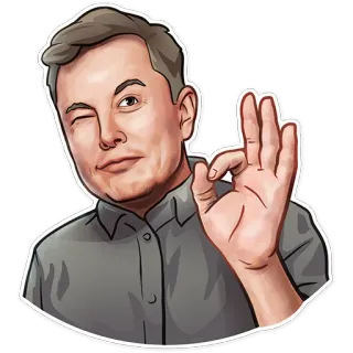 Elon Musk | @elonmusk_ru telegram stickers