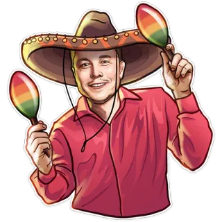 Elon Musk | @elonmusk_ru telegram stickers