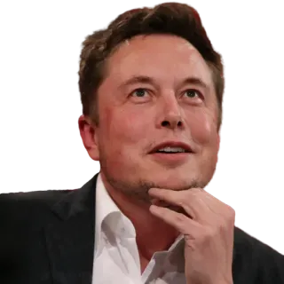🙂 05237537 Elon Musk elon, musk, teknologi, pengusaha, miliarder telegram sticker