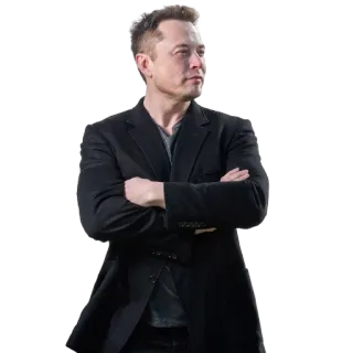 🧍‍♂ 428732db Elon Musk elon musk, pengusaha, teknologi, tesla, spacex telegram sticker