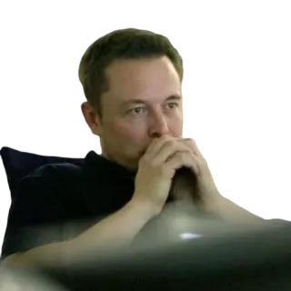 🤔 5b3b9d95 Elon Musk Elon Musk, pengusaha, potret, meme telegram sticker
