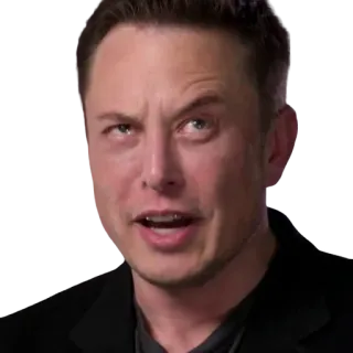 🤔 92ea4537 Elon Musk Elon Musk, pengusaha, teknologi, meme telegram sticker