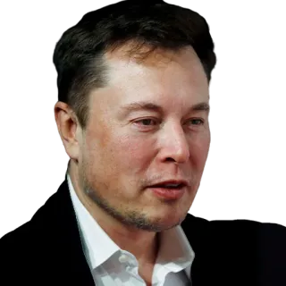 🤔 94415f28 Elon Musk Elon Musk, Miliarder, Teknologi, Pengusaha telegram sticker