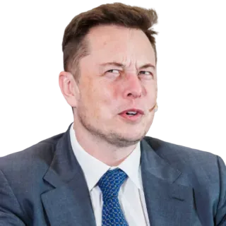👀 bc50815b Elon Musk elon musk, pengusaha, bisnis, tesla, spacex telegram sticker