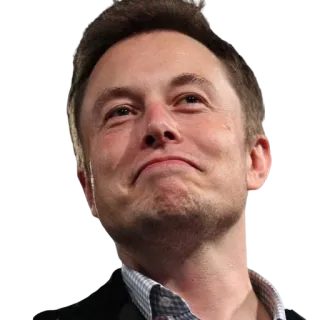 😊 e349182e Elon Musk orang, potret, pengusaha, teknologi, wirausahawan telegram sticker