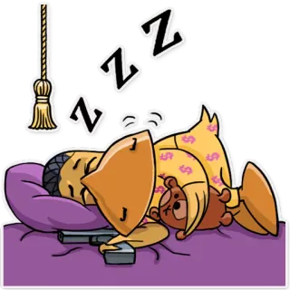 😴 16eb75ea ZZZ tidur, senjata, kartun, hewan, bebek, boneka beruang, senjata whatsapp sticker