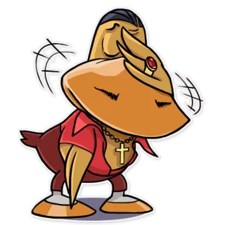 🙈 e7cc166b bebek, gangster, perhiasan, karakter, kartun, hewan, lucu whatsapp sticker