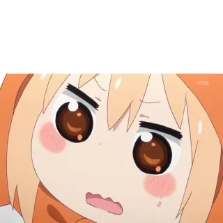 😳 8319121b Anime, Manga, Cartoon, Süß, Ausdruck, Kawaii telegram sticker