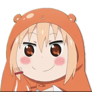 🙃 afe52b0e Umaru Doma Himouto! Umaru-chan umaru, anime, süß, manga, himouto, kawaii, doma, charakter telegram sticker